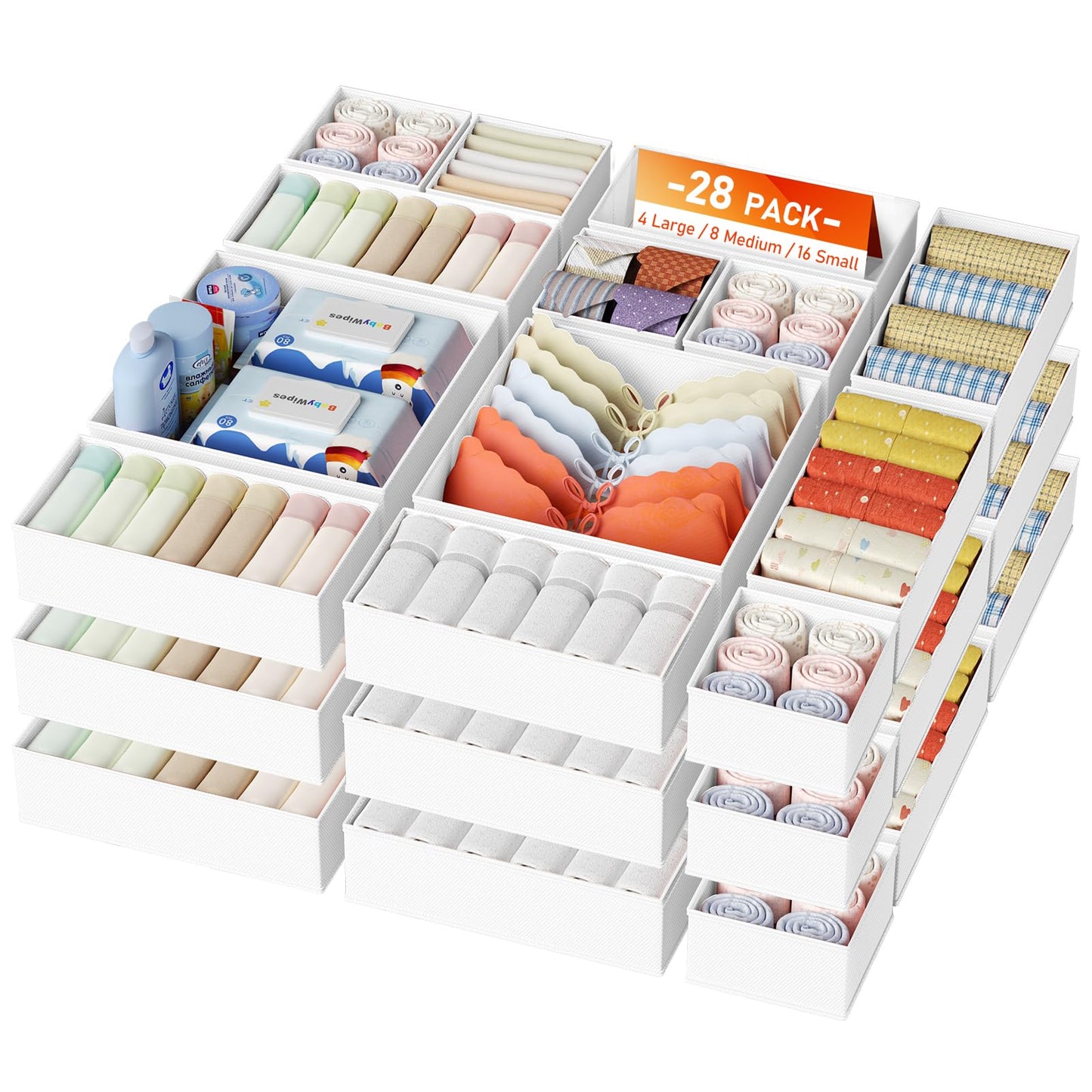 Drawer Organizers, Modular Storage Dividers