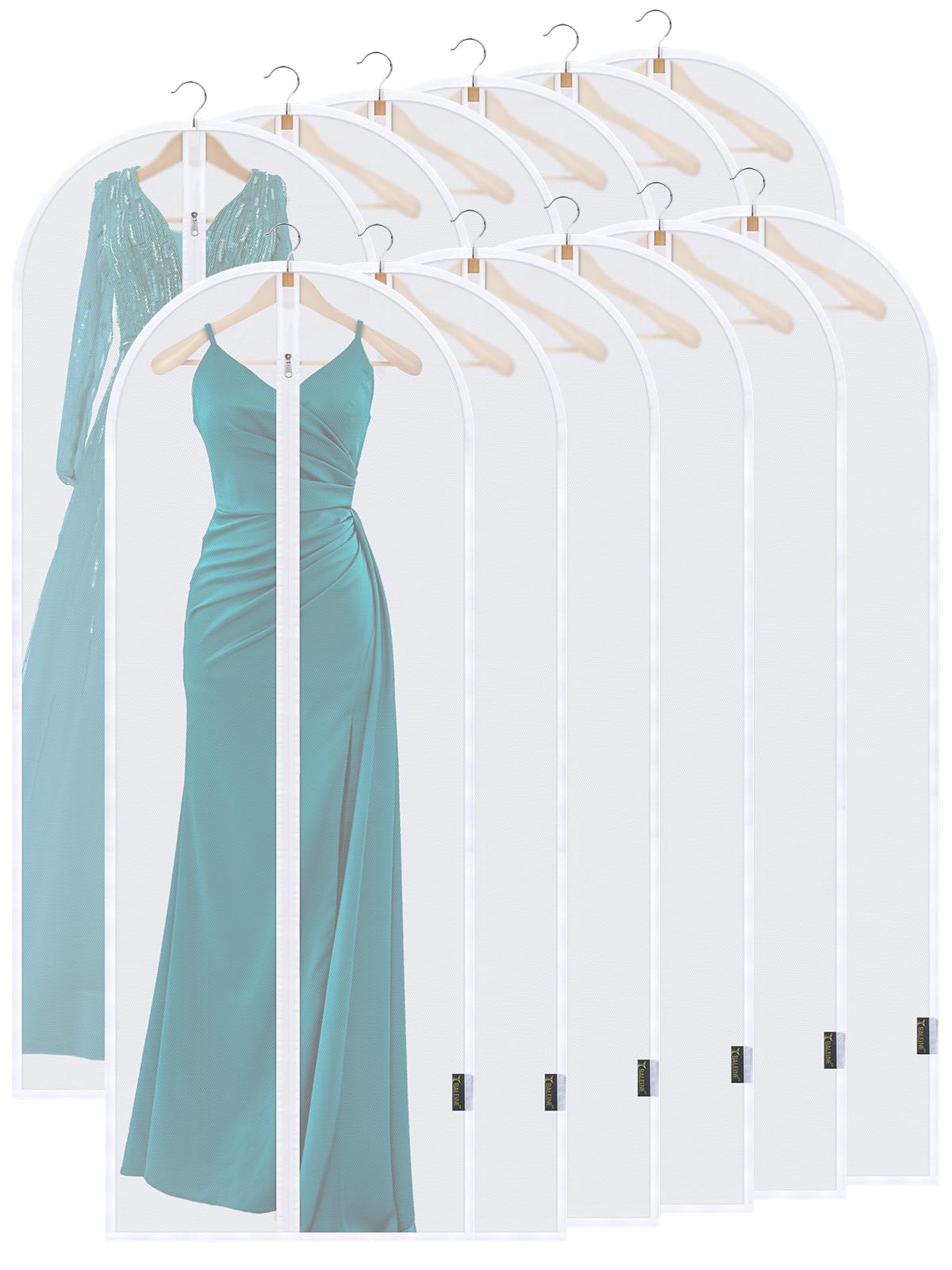 Translucent Garment Bags for Closet Clothes Storage