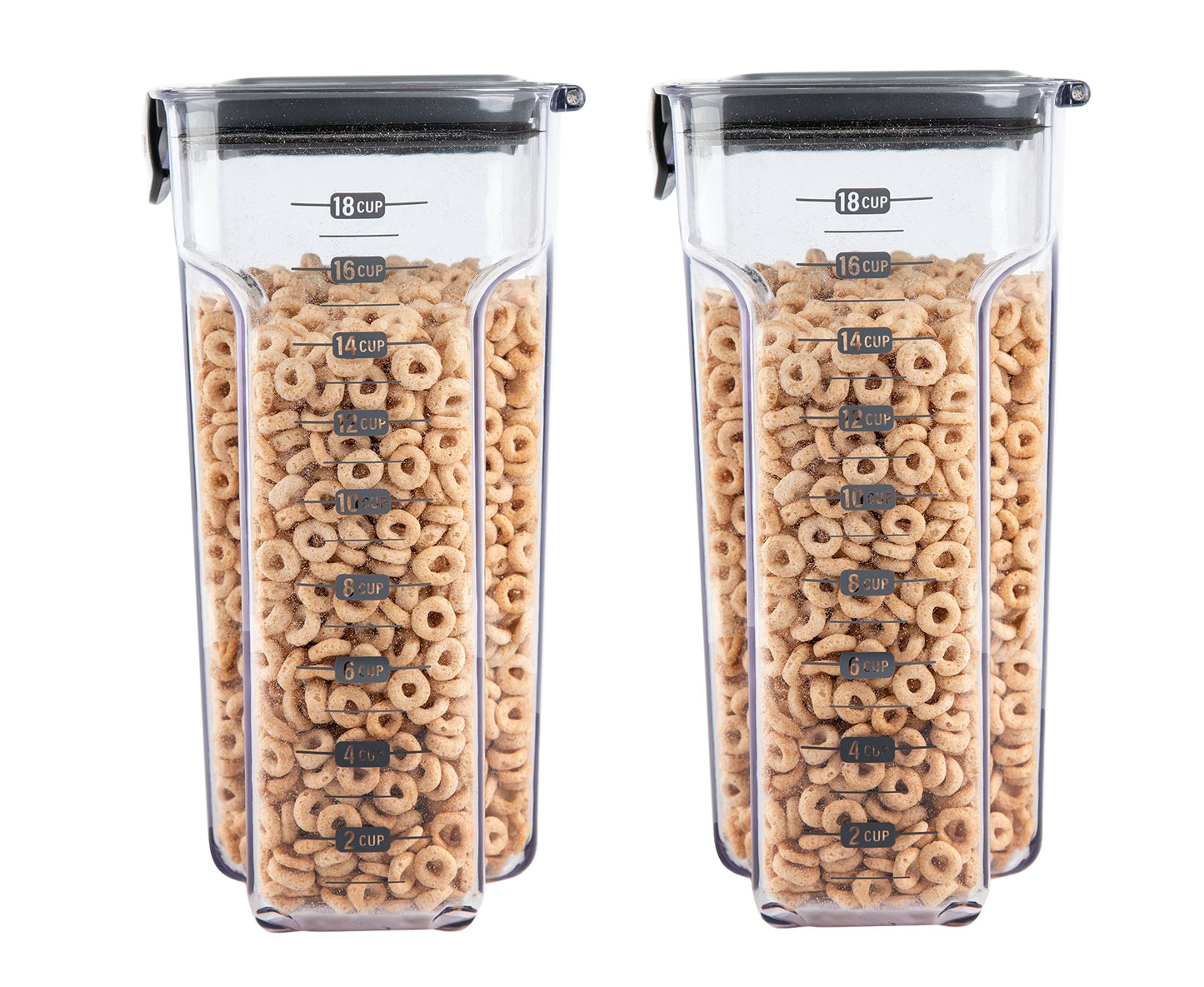 Airtight Food Storage Container Set, Clear Kitchen Canisters