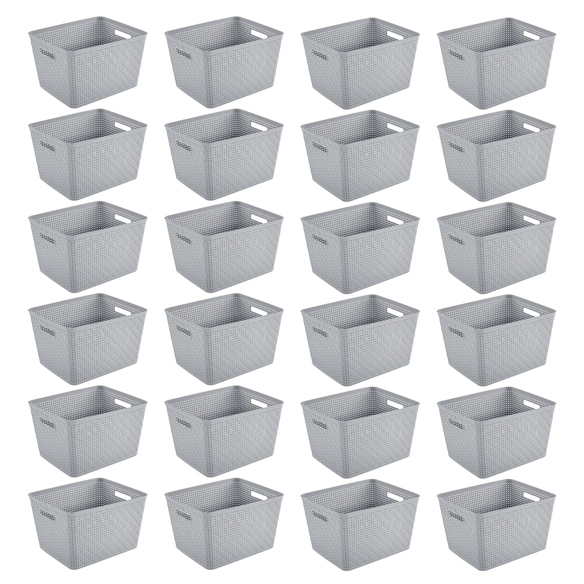 Plastic Storage Baskets, Home Organization Bins