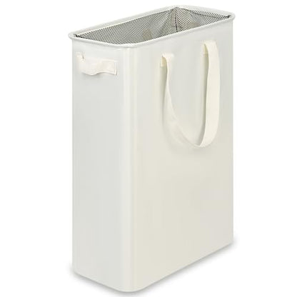 Slim Laundry Hamper, Space Saving Clothes Storage Basket