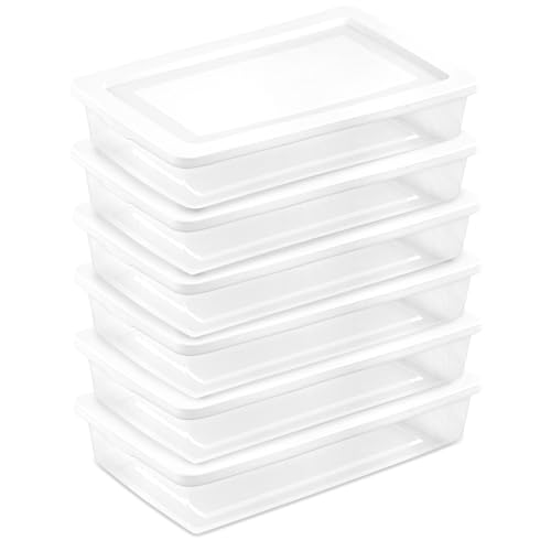 41 Qt Under Bed Storage Box, Stackable Organizer Bin