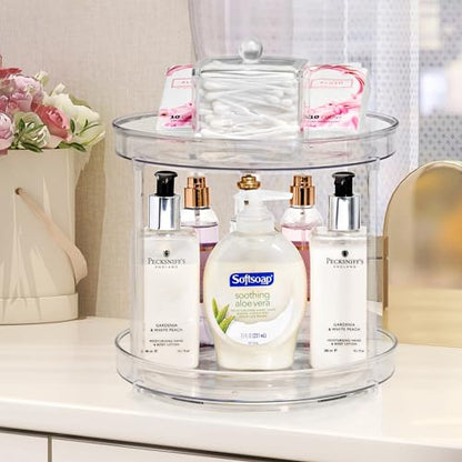 Sorbus Clear Lazy Susan Organizer