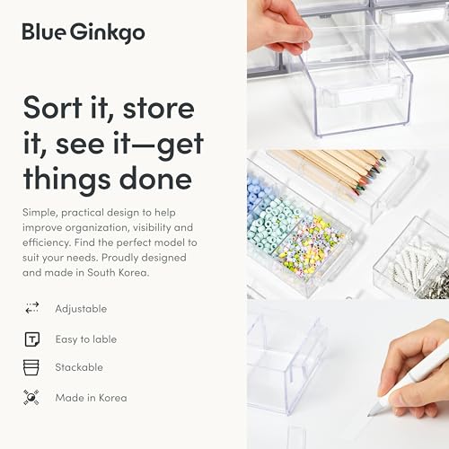 BLUE GINKGO Drawer Organizer Cabinet
