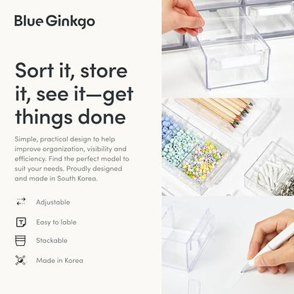 BLUE GINKGO Drawer Organizer Cabinet
