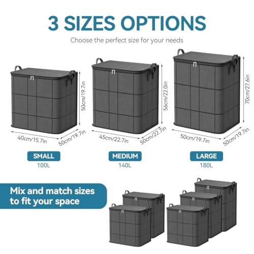 Extra Large Storage Bags for Clothes and Bedding Organization