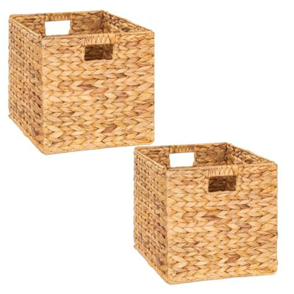 Wicker Storage Baskets, Large Woven Organizer Bins