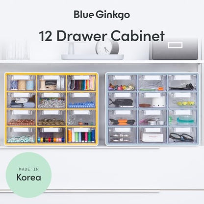 BLUE GINKGO Drawer Organizer Cabinet