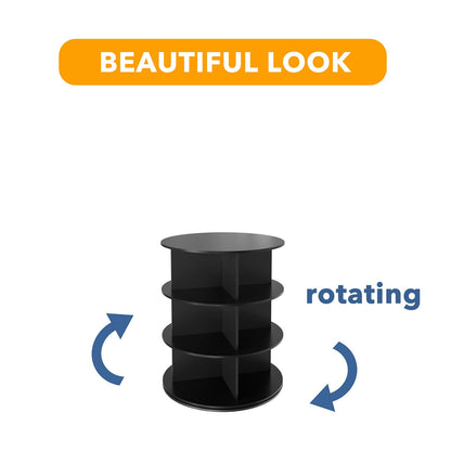7 Tier Rotating Shoe Rack Tower, 360° Spinning Shoe Organizer