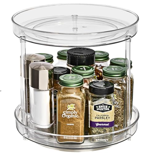 Sorbus Clear Lazy Susan Organizer
