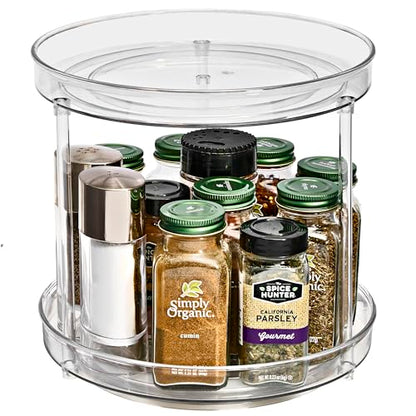 Sorbus Clear Lazy Susan Organizer