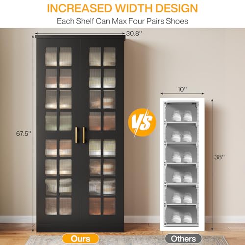 Tribesigns Tall Shoe Cabinet