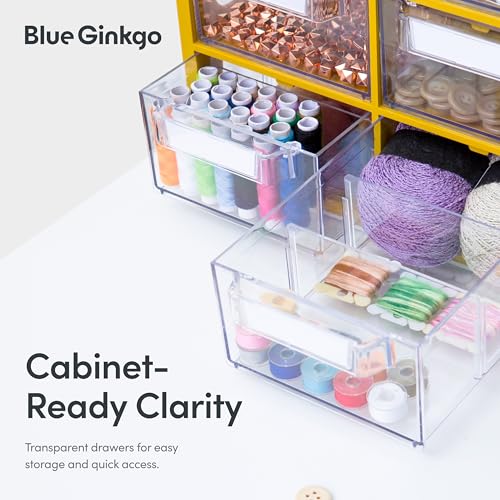 BLUE GINKGO Drawer Organizer Cabinet