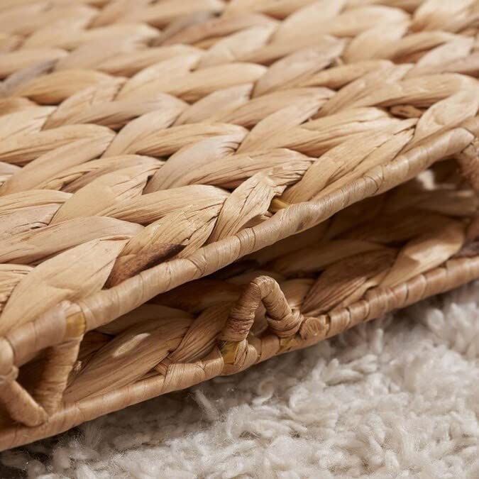 Wicker Storage Baskets, Large Woven Organizer Bins
