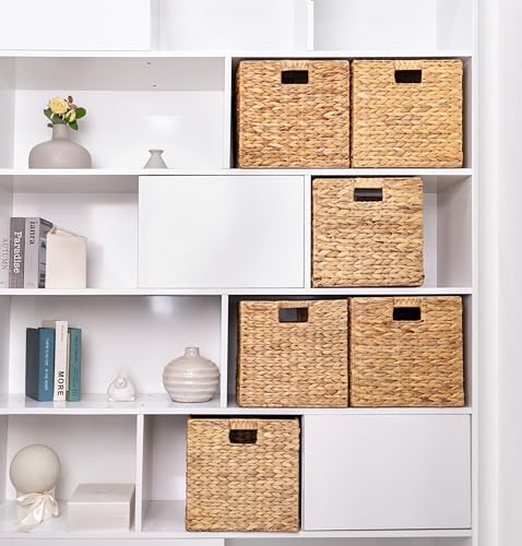 Wicker Storage Baskets, Large Woven Organizer Bins