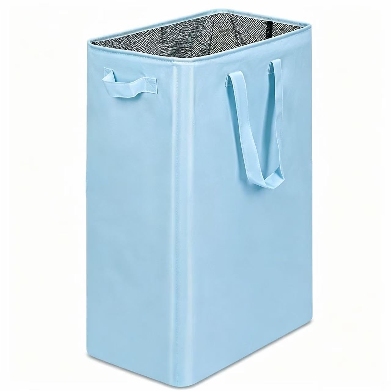 Slim Laundry Hamper, Space Saving Clothes Storage Basket