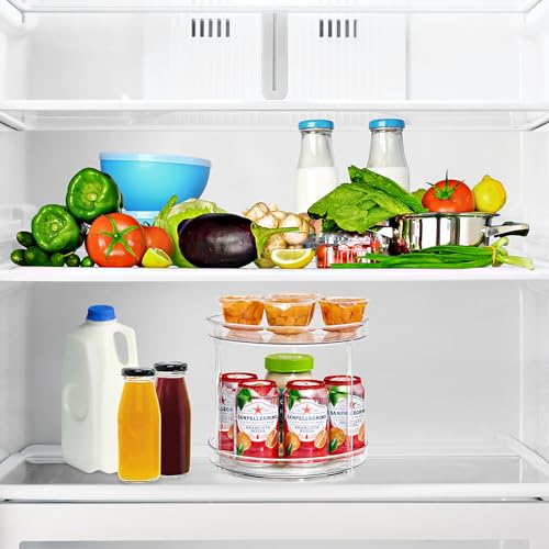 Sorbus Clear Lazy Susan Organizer