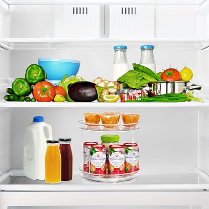 Sorbus Clear Lazy Susan Organizer