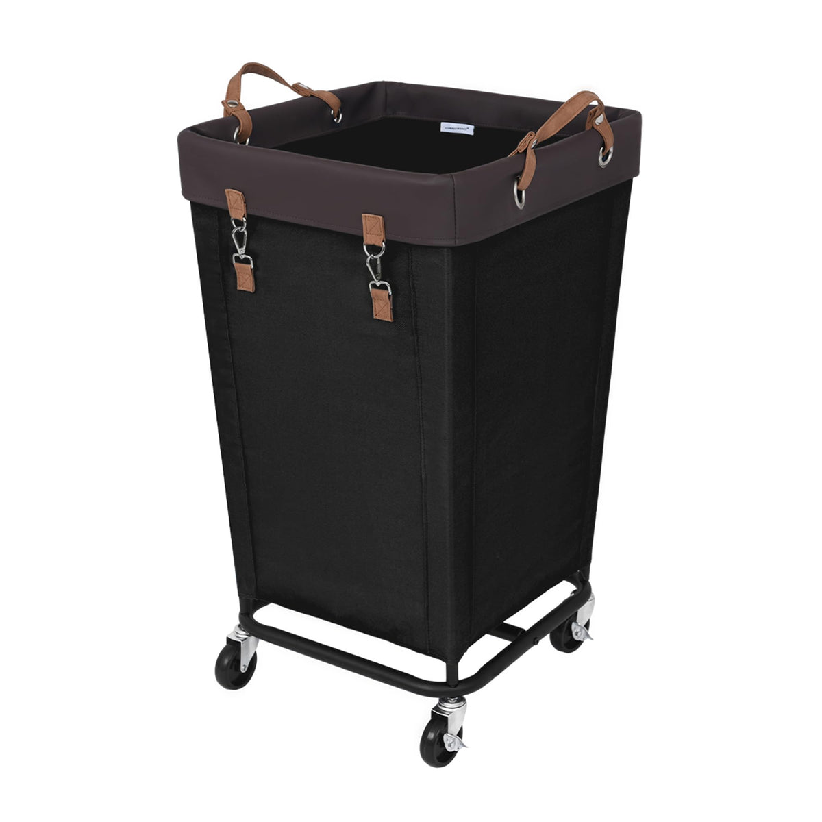 Large Laundry Hamper with Wheels, Rolling Clothes Basket