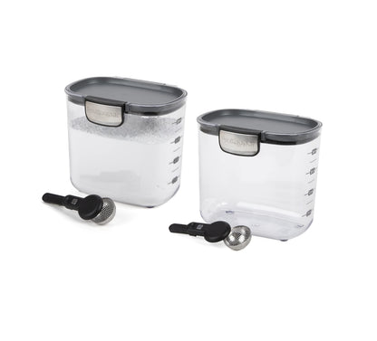 Airtight Food Storage Container Set, Clear Kitchen Canisters