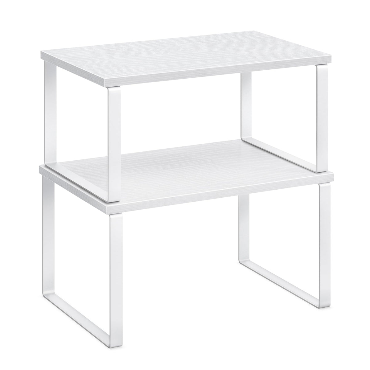 Cabinet Organizer Shelf Set, Expandable Kitchen Storage Rack