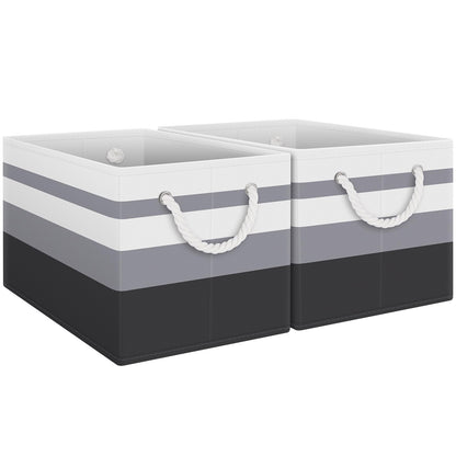 Foldable Storage Baskets with Handles, Large Organizer Bins