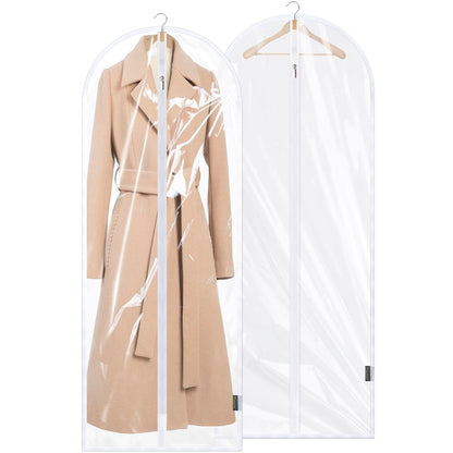 Translucent Garment Bags for Closet Clothes Storage