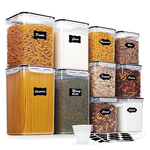 Flour and Sugar Storage Containers, Airtight Kitchen Bins