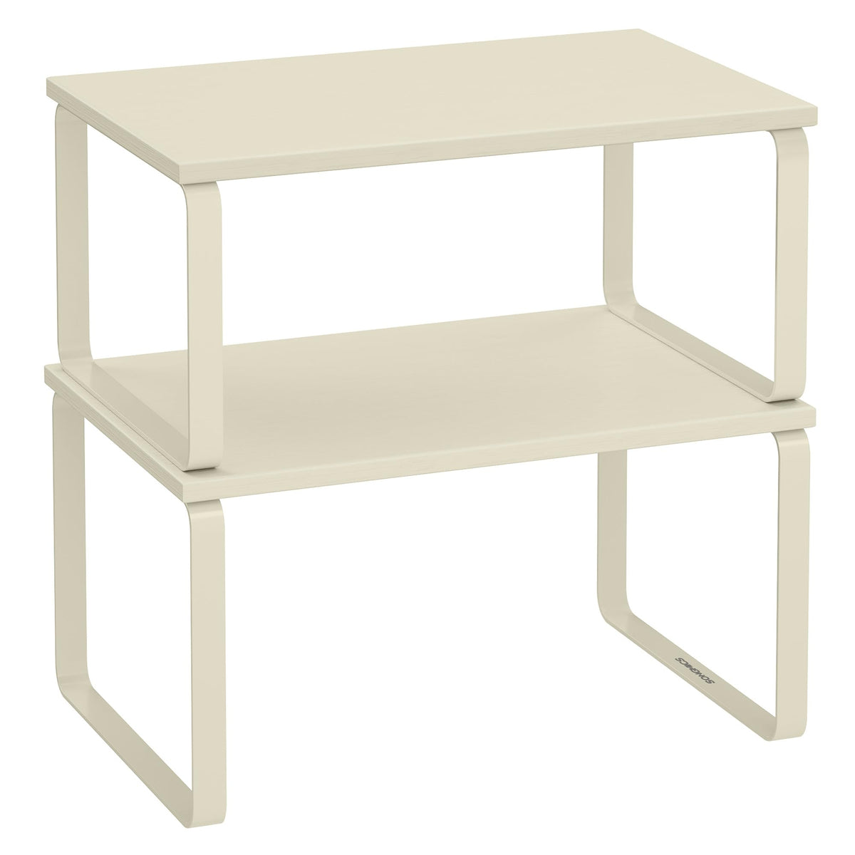 Cabinet Organizer Shelf Set, Expandable Kitchen Storage Rack