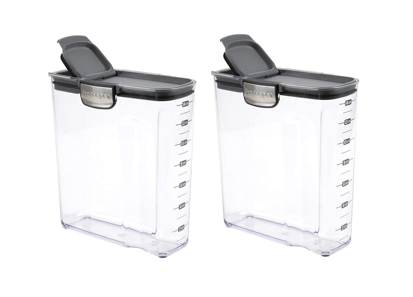 Airtight Food Storage Container Set, Clear Kitchen Canisters