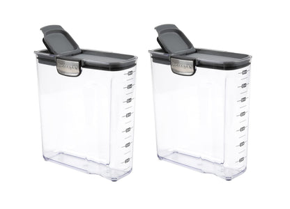 Airtight Food Storage Container Set, Clear Kitchen Canisters