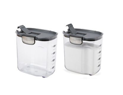 Airtight Food Storage Container Set, Clear Kitchen Canisters