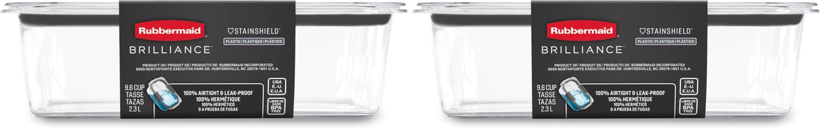 2 Compartment Food Storage Containers, Meal Prep Boxes