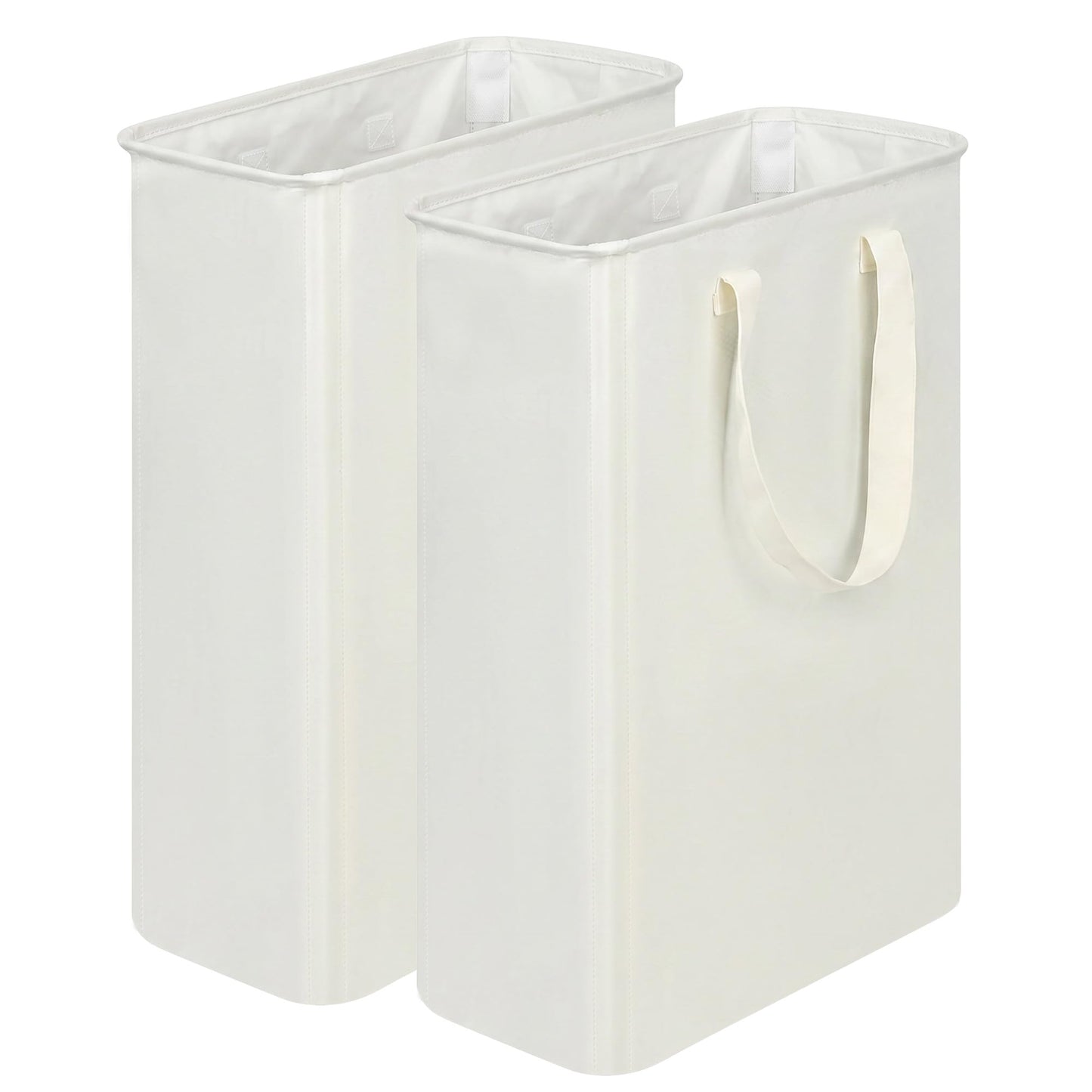 Slim Laundry Hamper, Space Saving Clothes Storage Basket