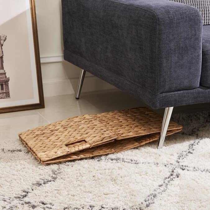 Wicker Storage Baskets, Large Woven Organizer Bins