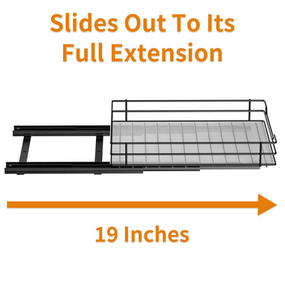 Pull Out Spice Rack Organizer, Adjustable Cabinet Storage Shelf