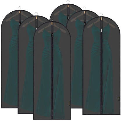 Translucent Garment Bags for Closet Clothes Storage