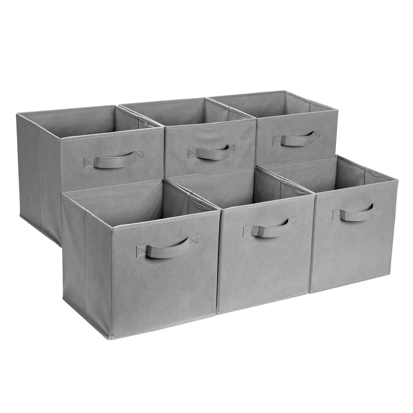 Collapsible Fabric Storage Cubes with Handles, Organizer Bins