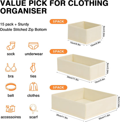 Drawer Organizers, Modular Storage Dividers