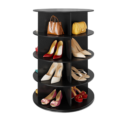 7 Tier Rotating Shoe Rack Tower, 360° Spinning Shoe Organizer