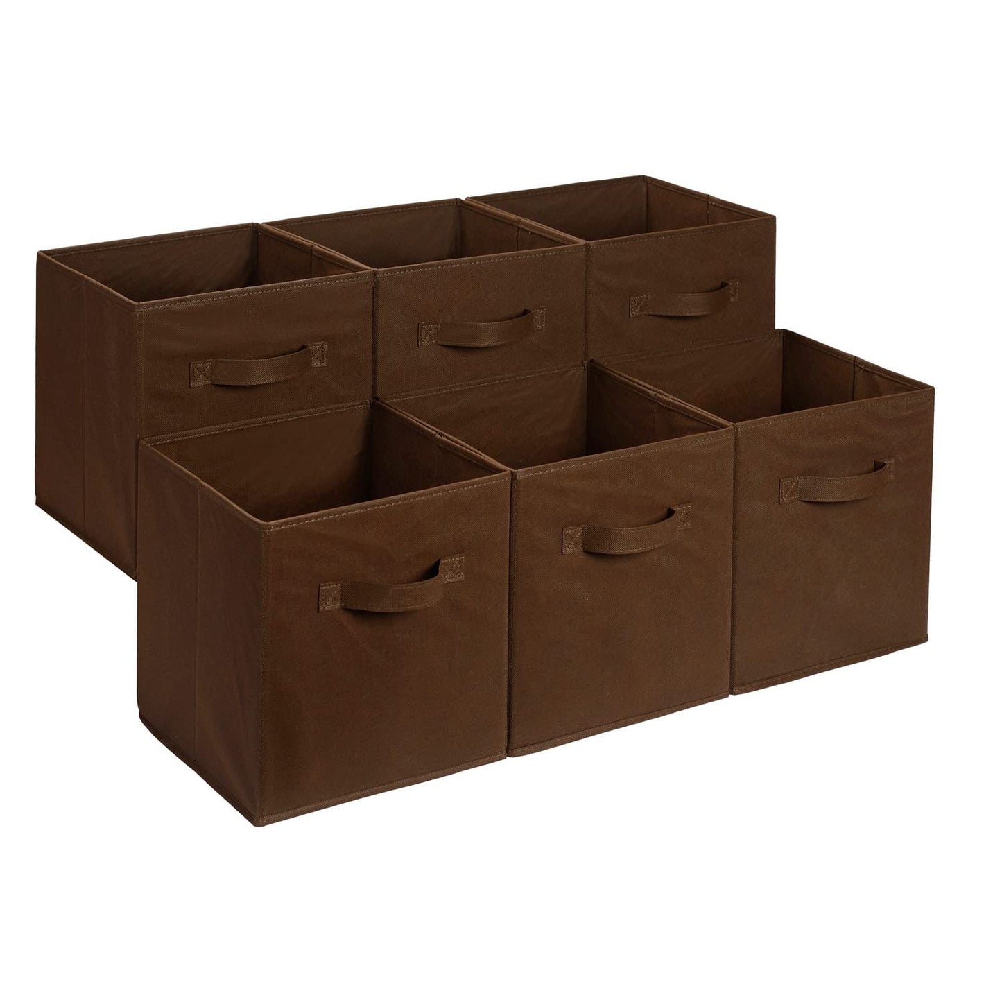 Collapsible Fabric Storage Cubes with Handles, Organizer Bins