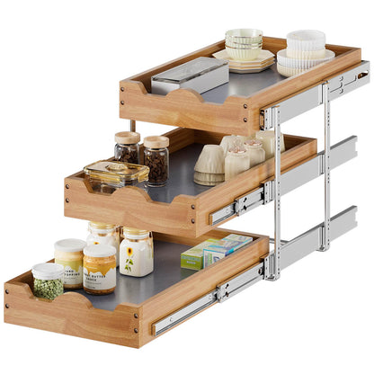 Pull Out Cabinet Organizer, Sliding Storage Drawers
