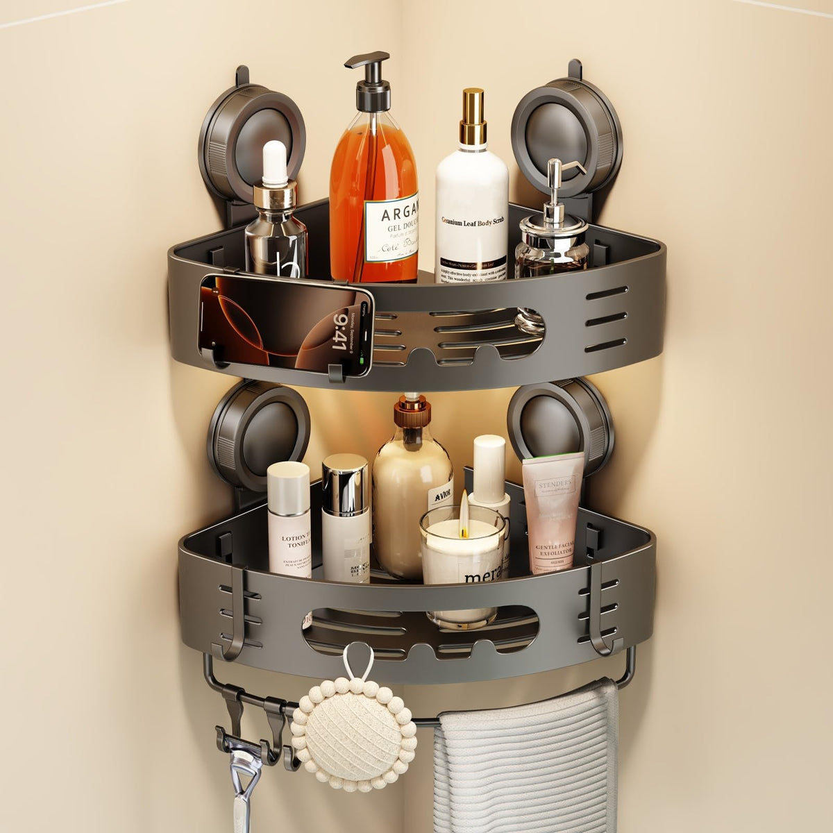 Voldra Shower Caddy Suction Cup