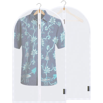 Translucent Garment Bags for Closet Clothes Storage