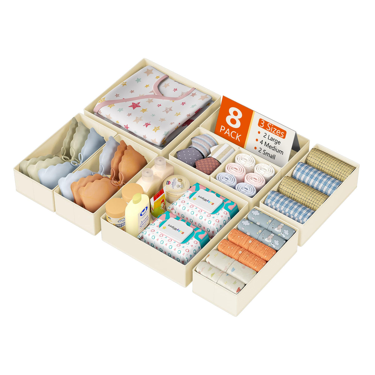 Drawer Organizers, Modular Storage Dividers