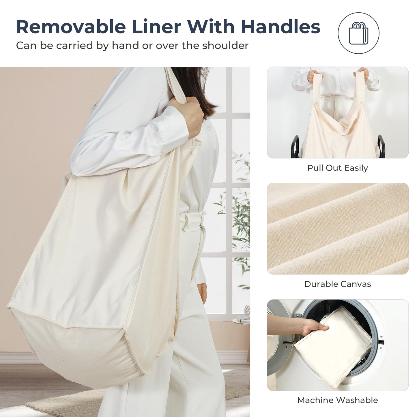 STO STO Laundry Hamper with Removable Bag