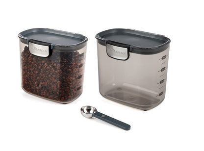 Airtight Food Storage Container Set, Clear Kitchen Canisters