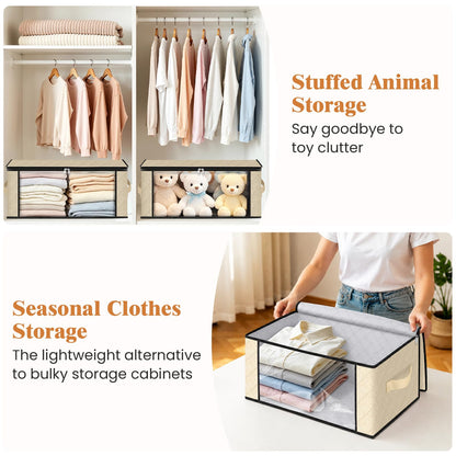 Foldable Clothes Storage Bags for Bedroom Organization