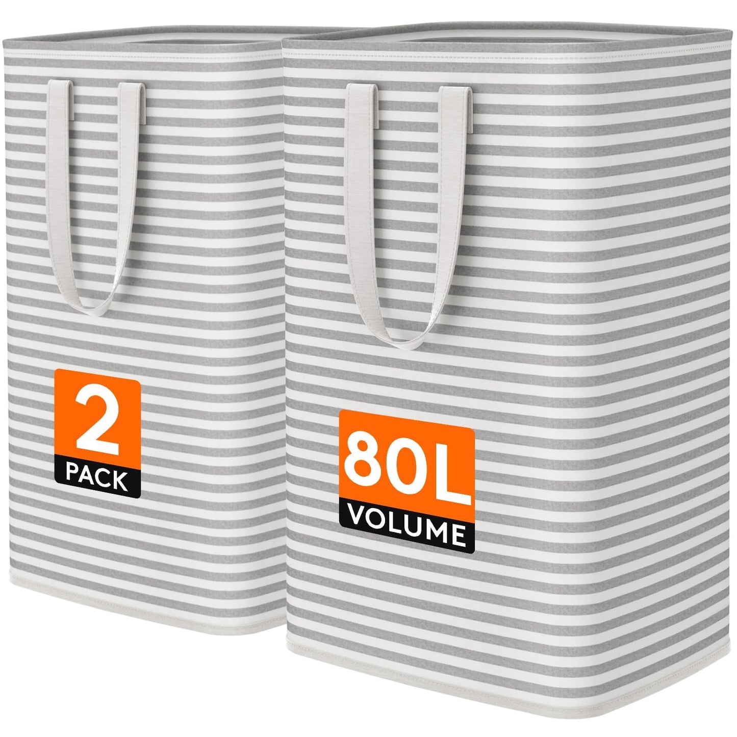 Collapsible Laundry Hamper, Waterproof Clothes Storage Basket