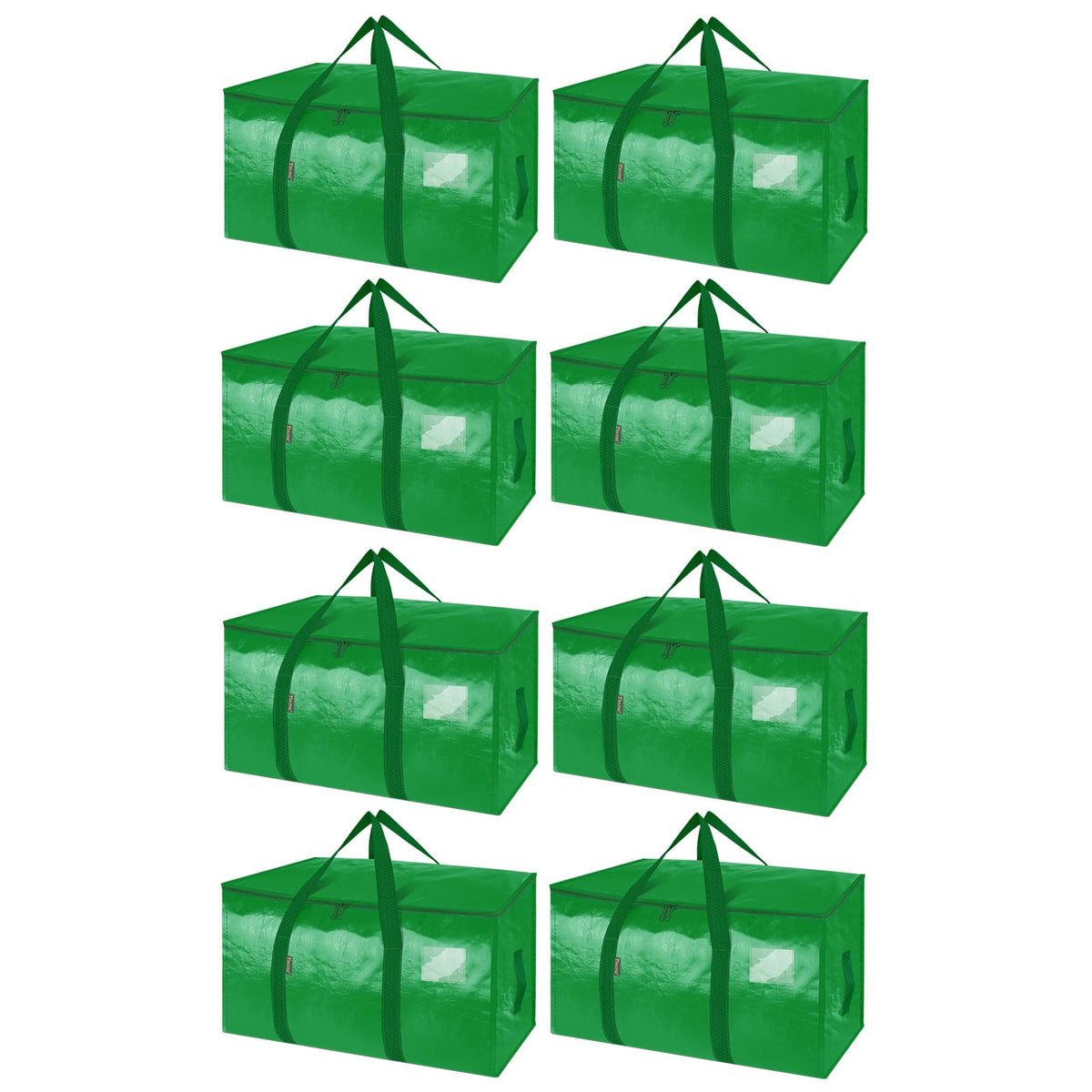 Clear Oversized Storage Bags with Reinforced Handles for Moving